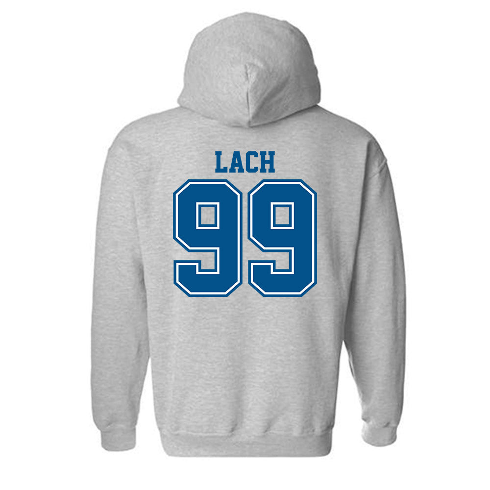 Delaware - NCAA Football : Brenden Lach - Classic Shersey Hooded Sweatshirt-1