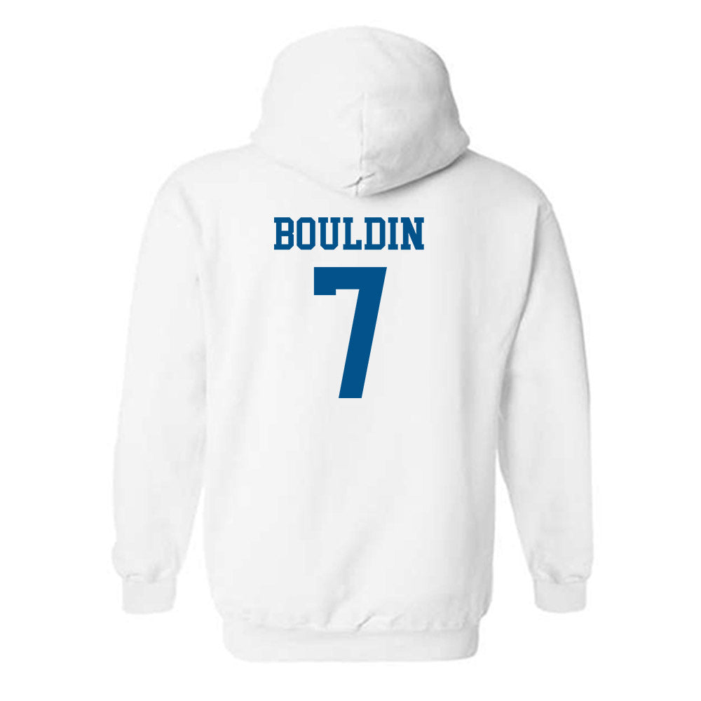 Delaware - NCAA Baseball : Evan Bouldin - Classic Shersey Hooded Sweatshirt-1