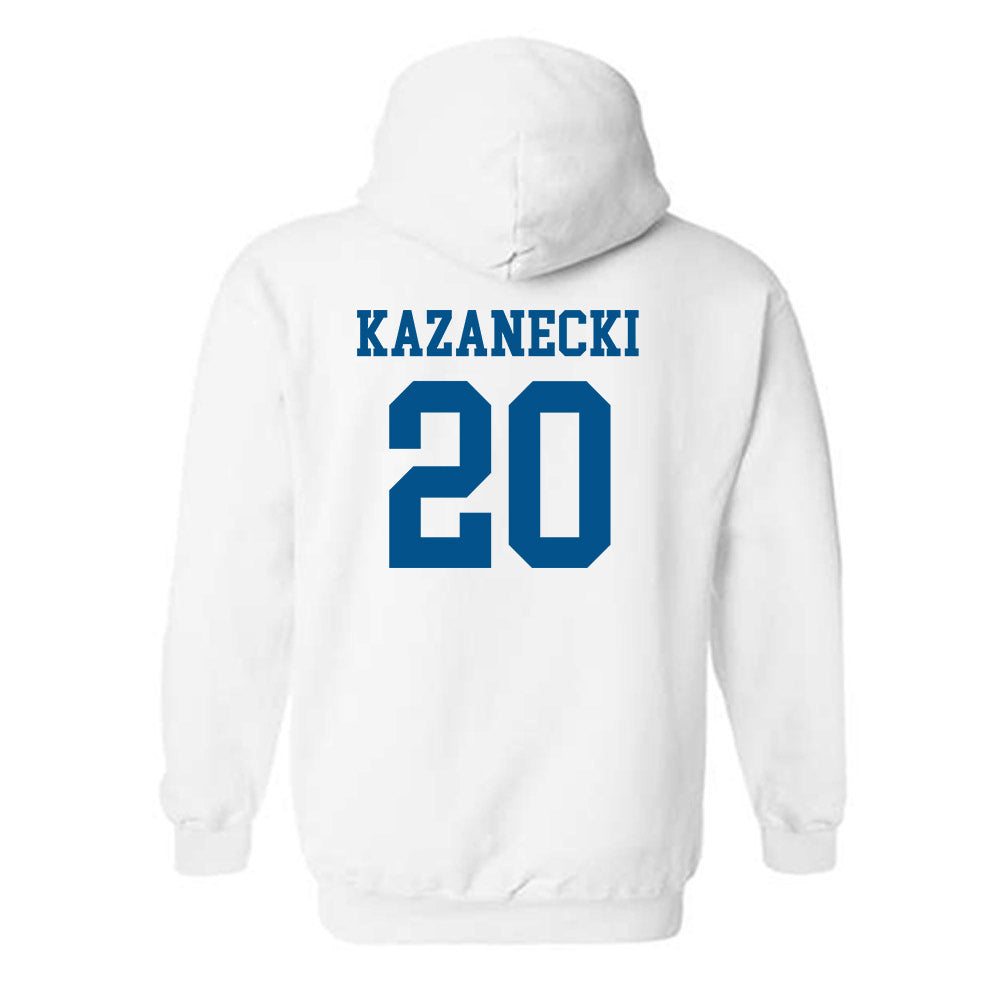 Delaware - NCAA Men's Basketball : Alex Kazanecki - Classic Shersey Hooded Sweatshirt-1