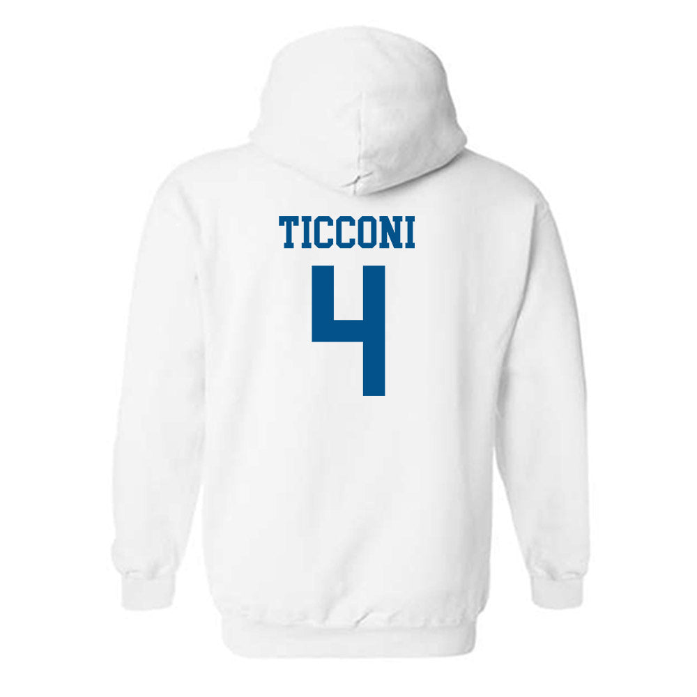 Delaware - NCAA Women's Soccer : Ava Ticconi - Classic Shersey Hooded Sweatshirt-1