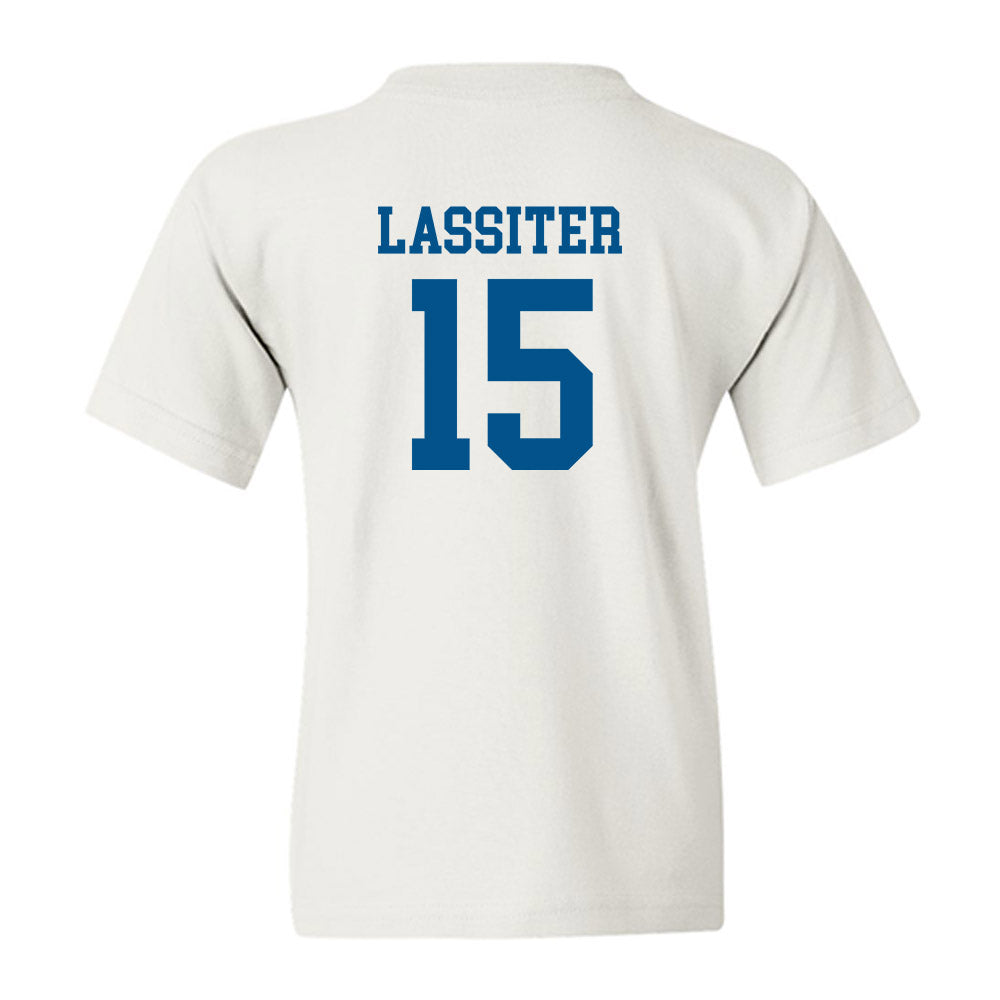 Delaware - NCAA Football : Gevaris Lassiter - Classic Shersey Youth T-Shirt-1
