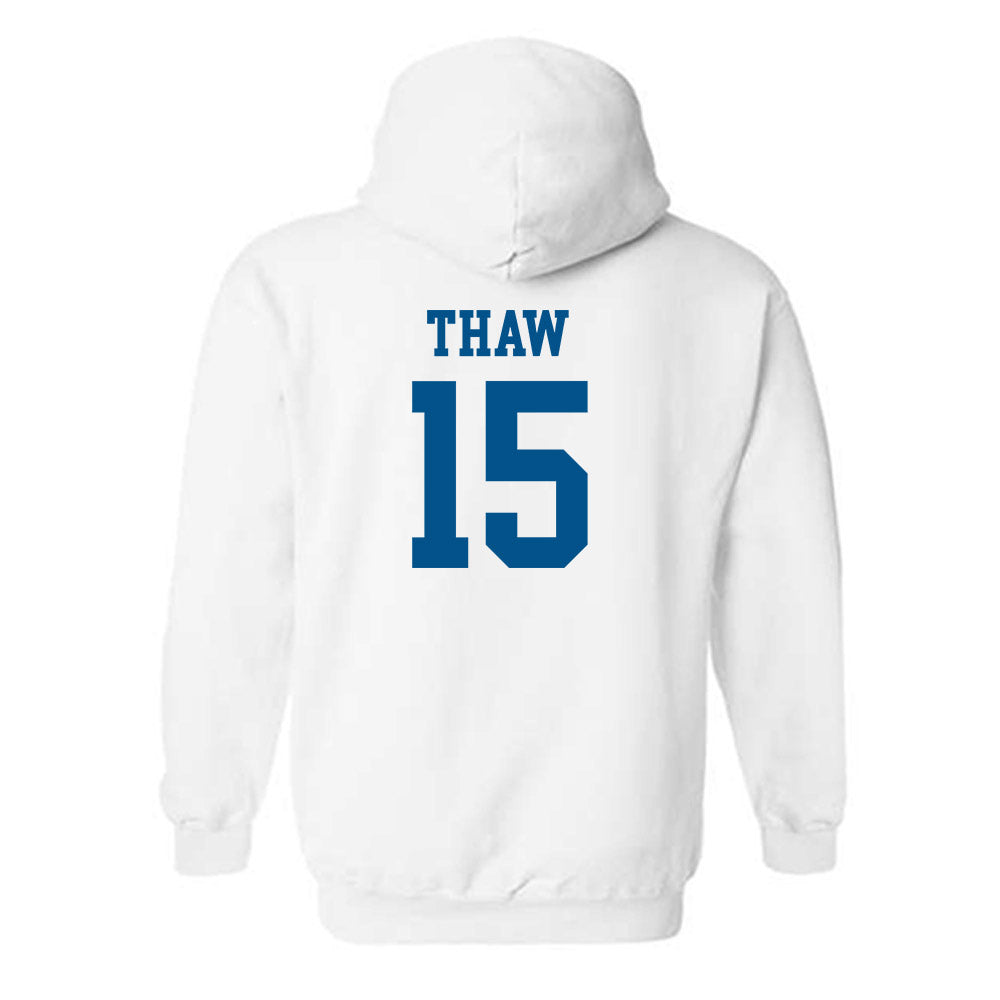 Delaware - NCAA Football : Jake Thaw - Classic Shersey Hooded Sweatshirt-1