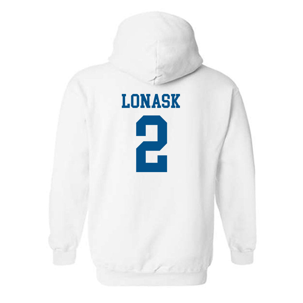 Delaware - NCAA Ice Hockey : Lexie Lonask - Classic Shersey Hooded Sweatshirt-1