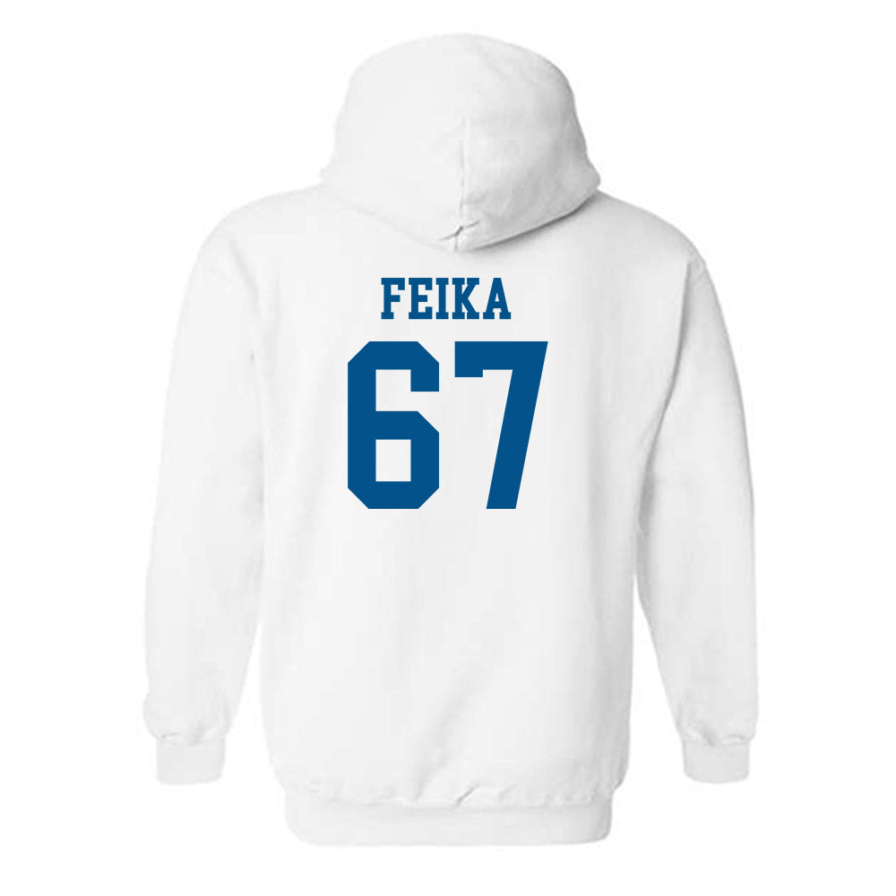 Delaware - NCAA Football : Mustafa Feika - Classic Shersey Hooded Sweatshirt-1