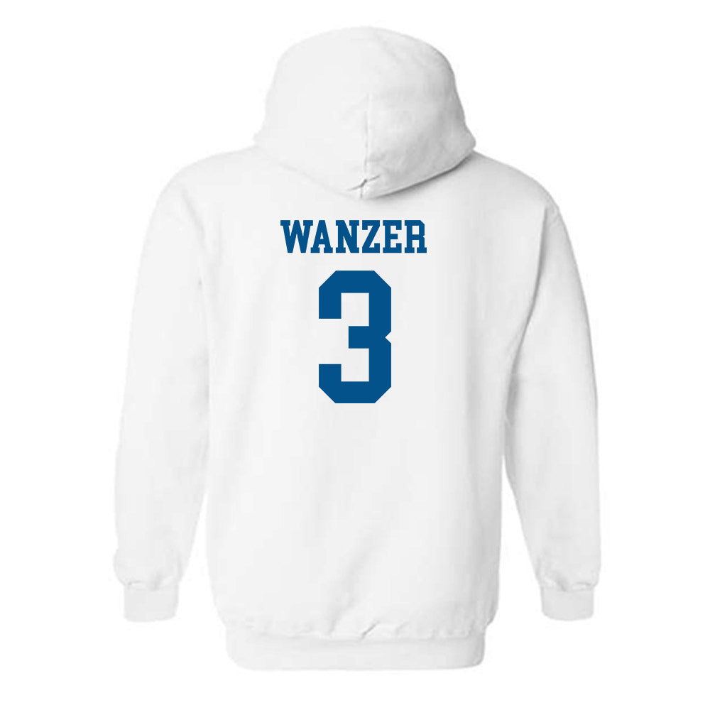 Delaware - NCAA Women's Basketball : Ella Wanzer - Classic Shersey Hooded Sweatshirt-1
