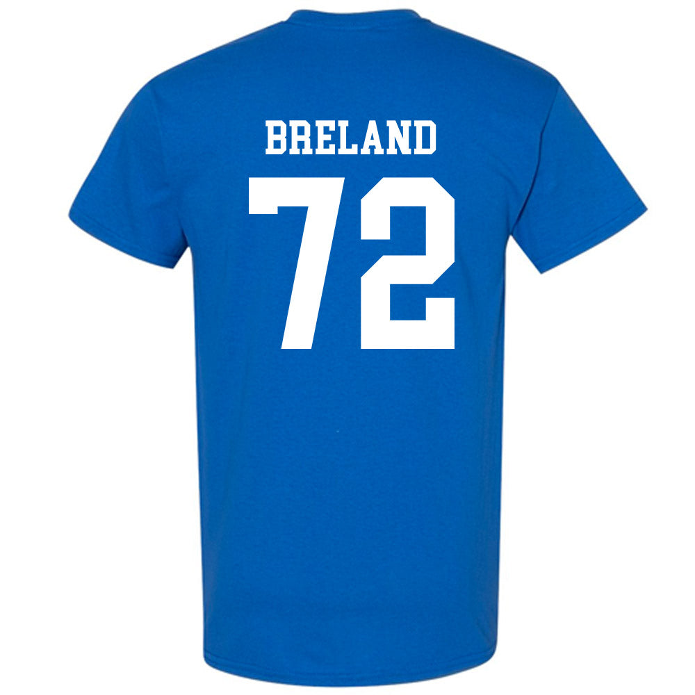 Memphis - NCAA Football : Malachi Breland - Classic Fashion Shersey T-Shirt-1