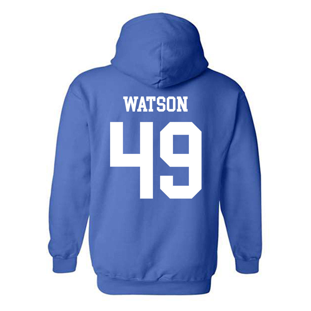 Memphis - NCAA Baseball : Webb Watson - Classic Fashion Shersey Hooded Sweatshirt