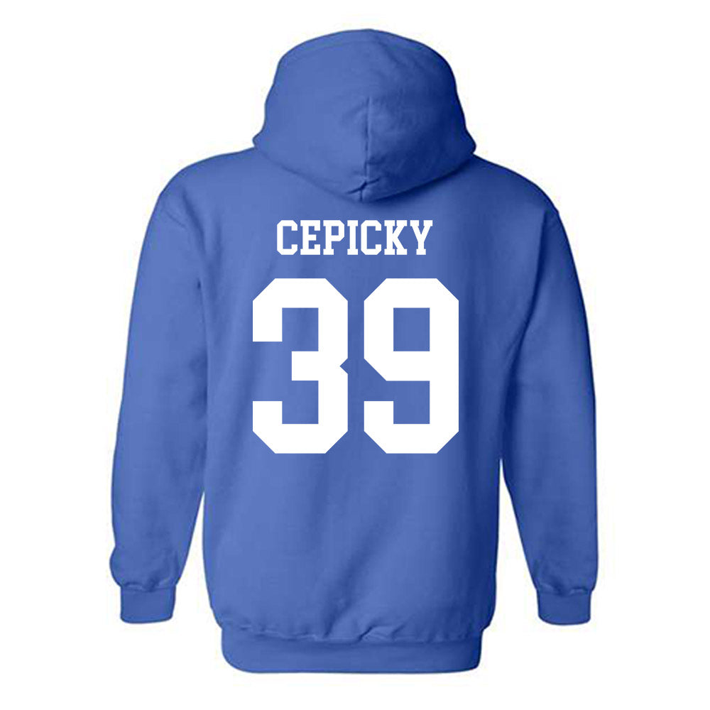 Memphis - NCAA Football : Gabriel Cepicky - Classic Fashion Shersey Hooded Sweatshirt-1