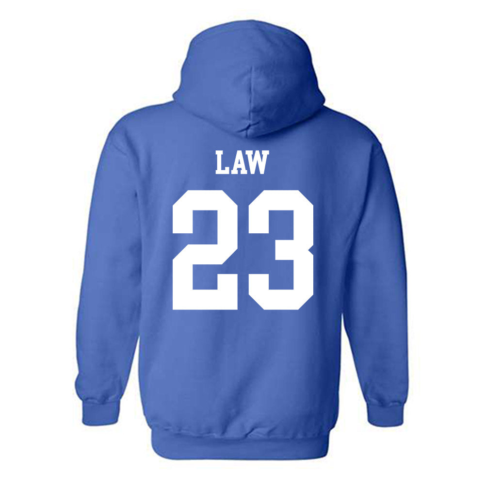 Memphis - NCAA Football : Crews Law - Classic Fashion Shersey Hooded Sweatshirt-1