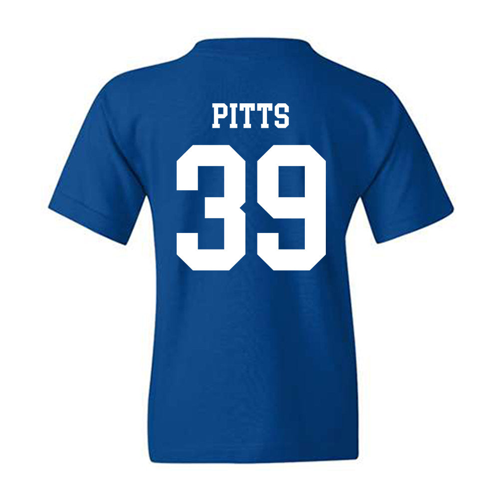 Memphis - NCAA Baseball : Jack Pitts - Classic Fashion Shersey Youth T-Shirt-1