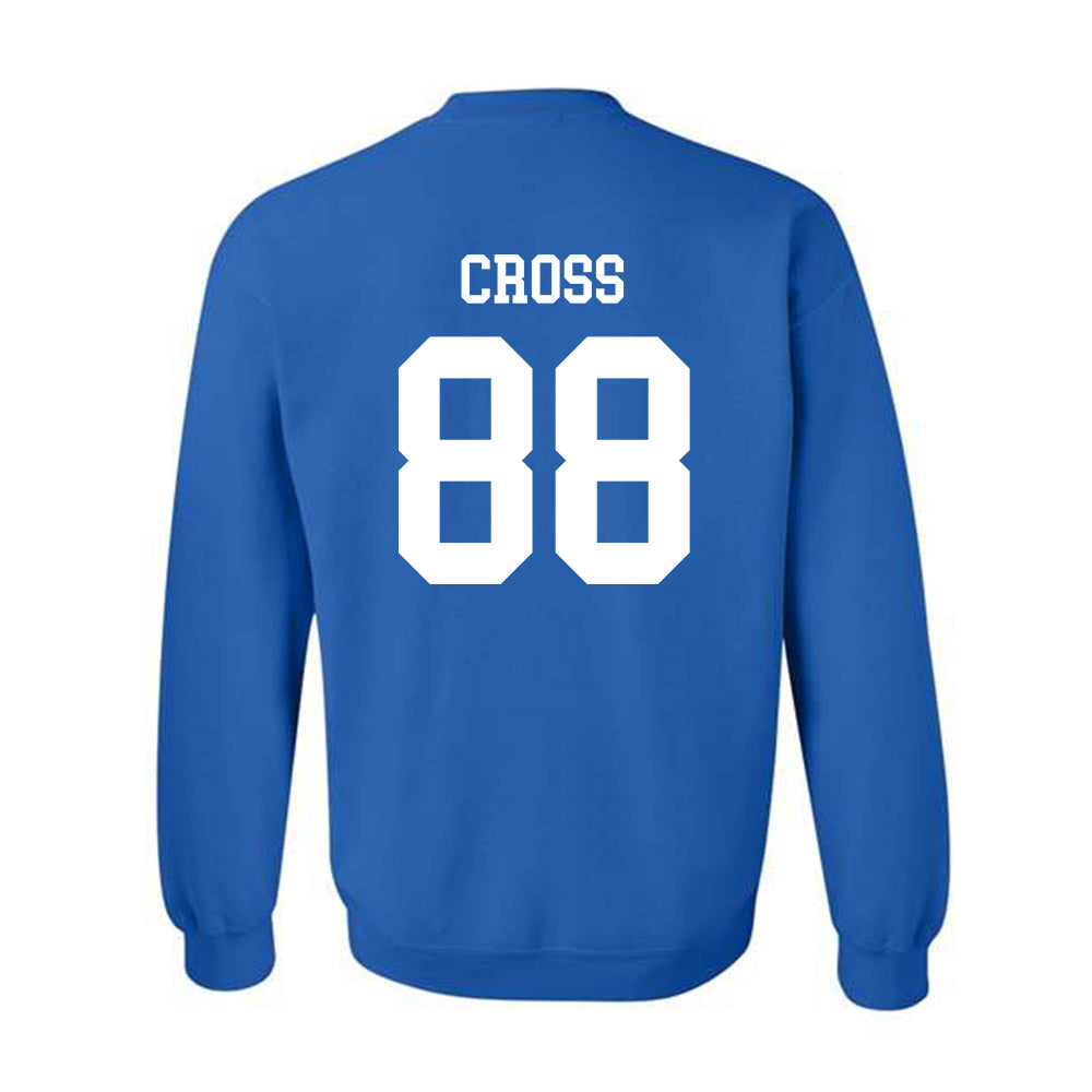 Memphis - NCAA Football : Jerry Cross - Classic Fashion Shersey Crewneck Sweatshirt-1