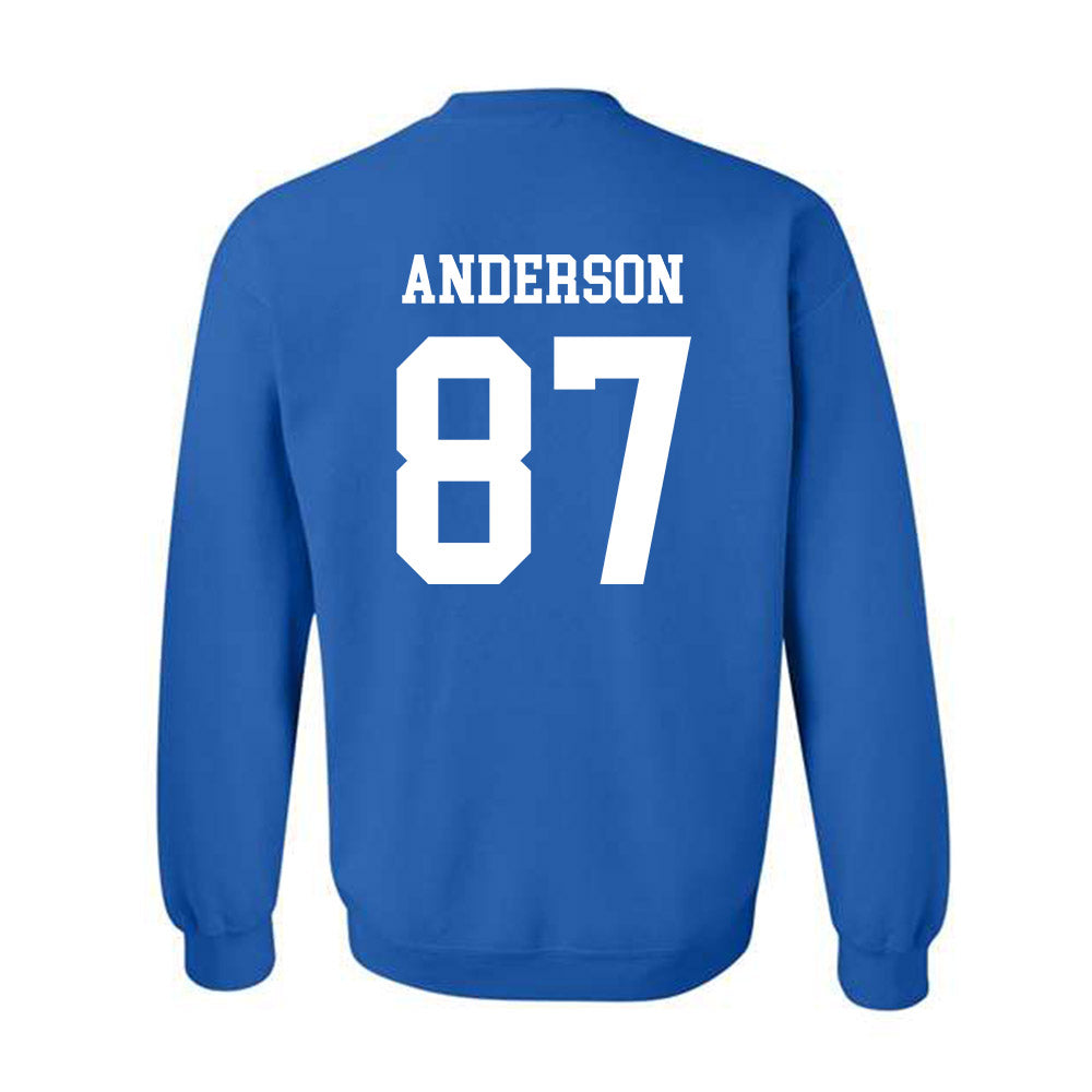 Memphis - NCAA Football : Bryce Anderson - Classic Fashion Shersey Crewneck Sweatshirt-1