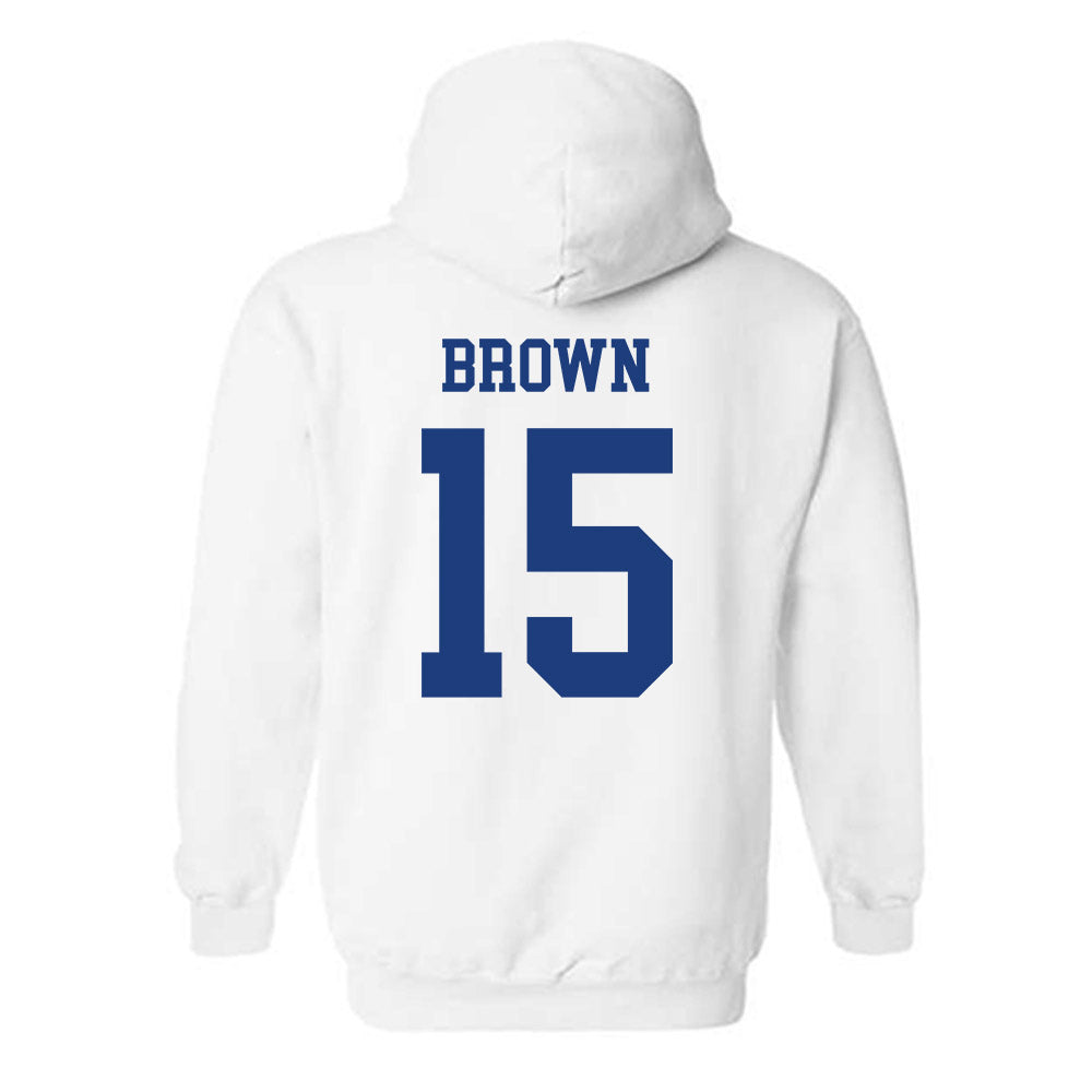 Memphis - NCAA Softball : Faith Brown - Classic Fashion Shersey Hooded Sweatshirt-1