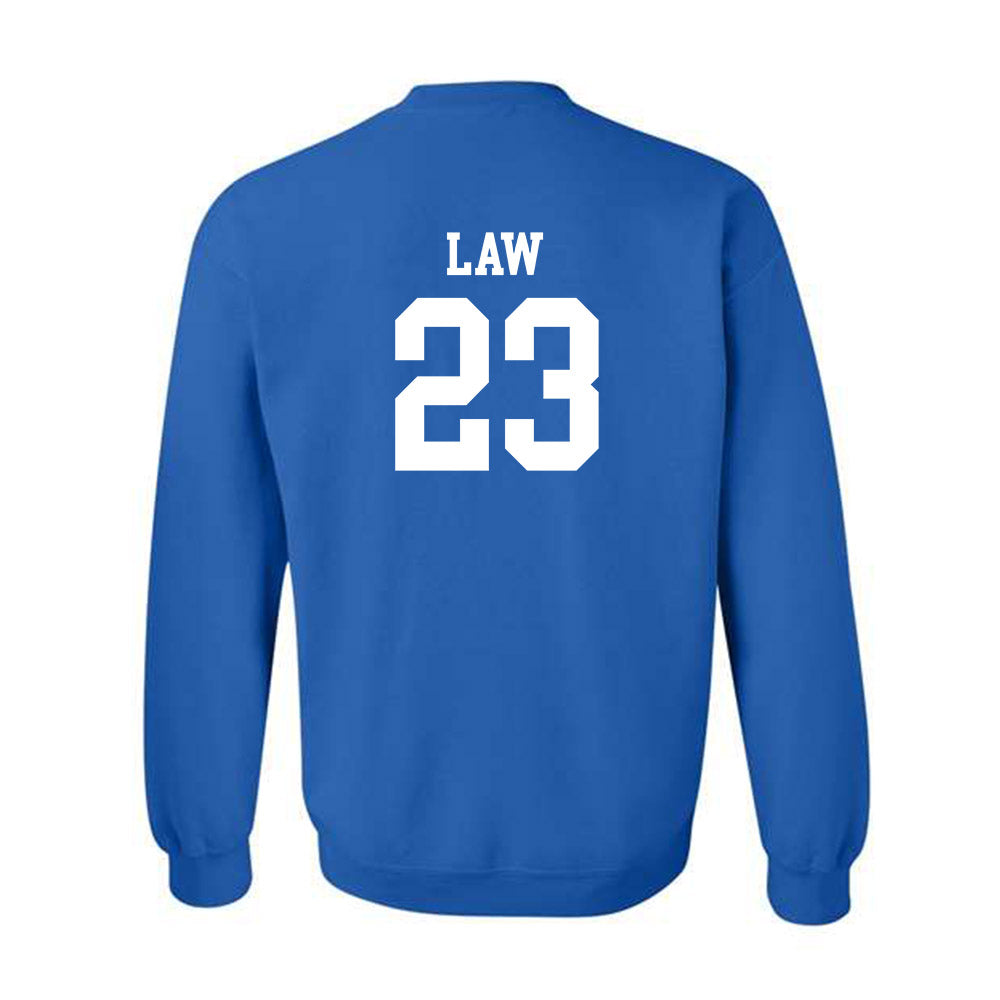 Memphis - NCAA Football : Crews Law - Classic Shersey Crewneck Sweatshirt-1
