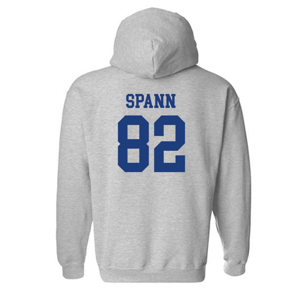 Memphis - NCAA Football : Justice Spann - Classic Shersey Hooded Sweatshirt-1
