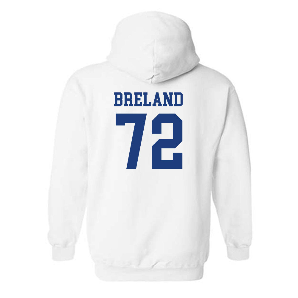 Memphis - NCAA Football : Malachi Breland - Classic Shersey Hooded Sweatshirt-1