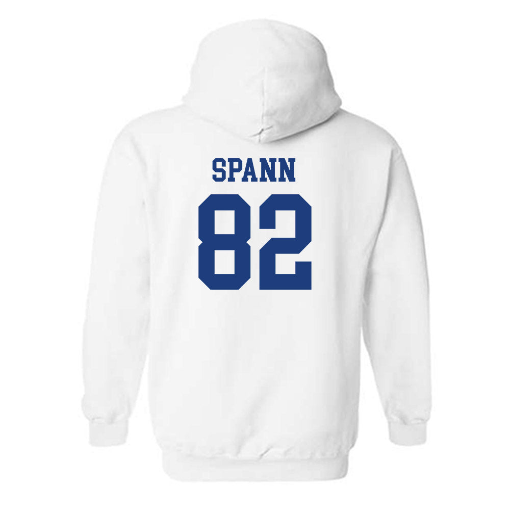 Memphis - NCAA Football : Justice Spann - Classic Shersey Hooded Sweatshirt-1