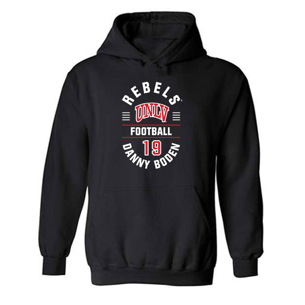 UNLV - NCAA Football : Danny Boden - Classic Fashion Shersey Hooded Sweatshirt-0