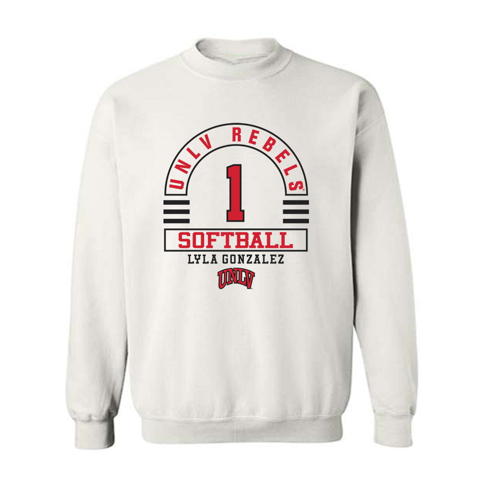 UNLV - NCAA Softball : Lyla Gonzalez - Classic Fashion Shersey Crewneck Sweatshirt-0