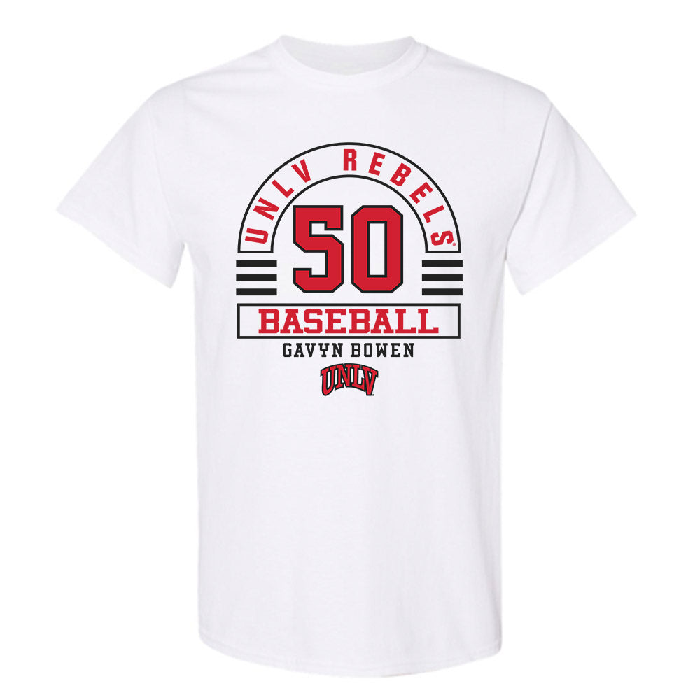 UNLV - NCAA Baseball : Gavyn Bowen - Classic Fashion Shersey T-Shirt-0