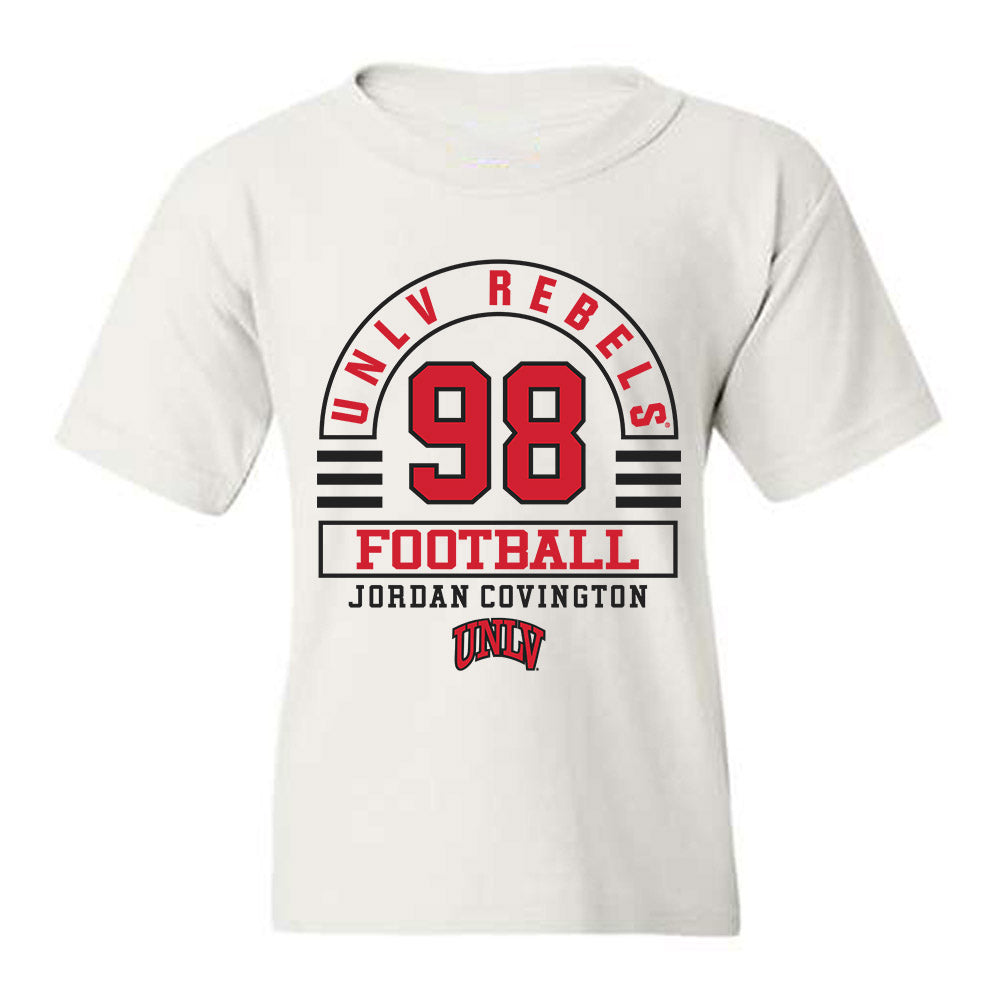 UNLV - NCAA Football : Jordan Covington - Classic Fashion Shersey Youth T-Shirt-0