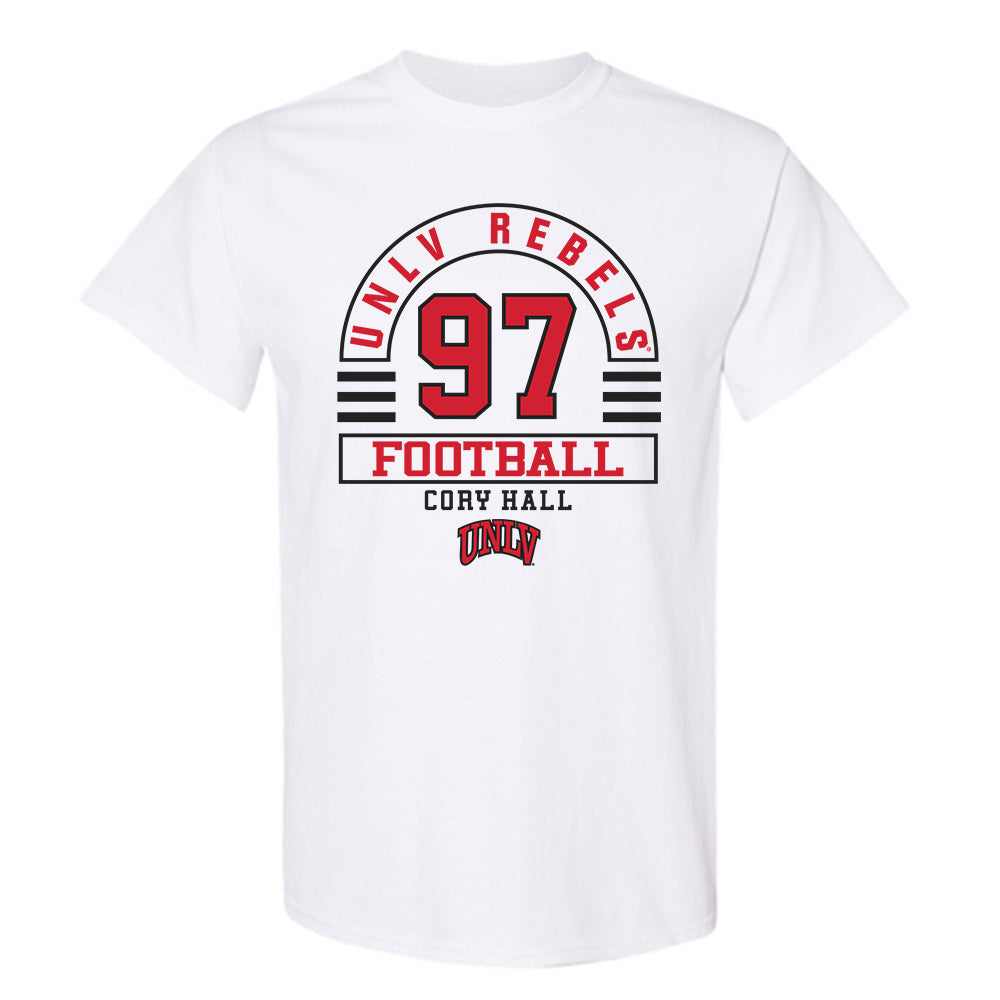 UNLV - NCAA Football : Cory Hall - Classic Fashion Shersey T-Shirt-0