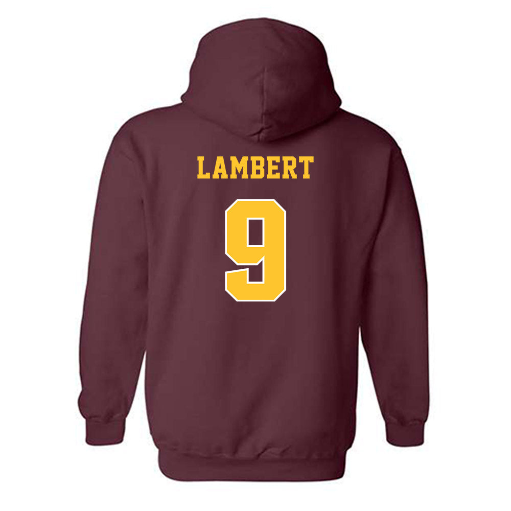 Central Michigan - NCAA Softball : Charlie Lambert - Classic Fashion Shersey Hooded Sweatshirt-1