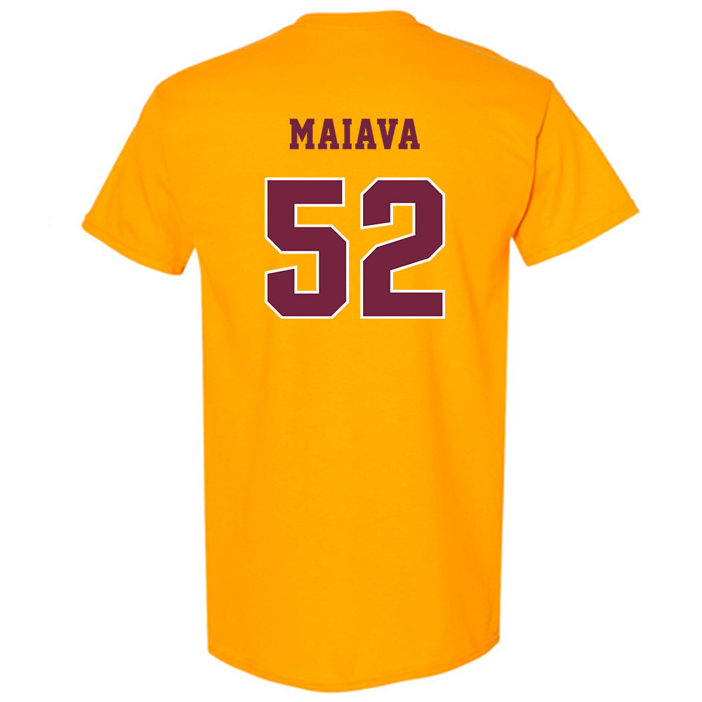 Central Michigan - NCAA Football : Dom Maiava - Classic Fashion Shersey T-Shirt-1