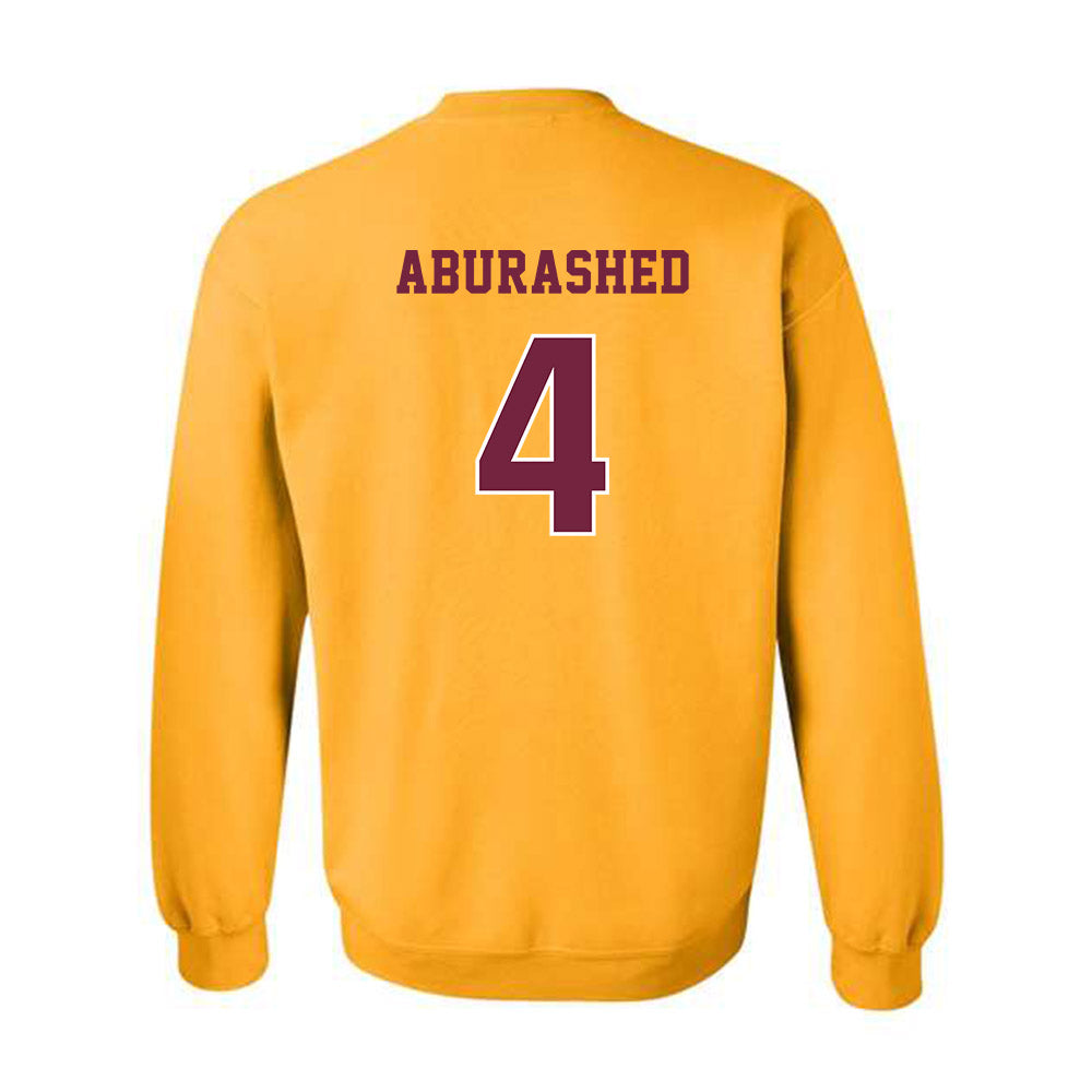 Central Michigan - NCAA Men's Basketball : Kareem Aburashed - Classic Fashion Shersey Crewneck Sweatshirt-1