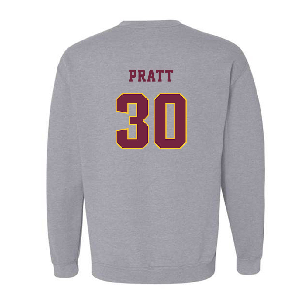 Central Michigan - NCAA Football : Ben Pratt - Classic Fashion Shersey Crewneck Sweatshirt-1