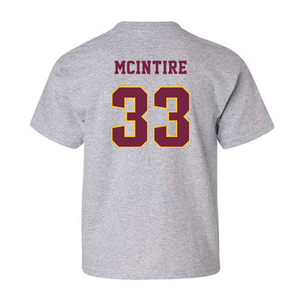 Central Michigan - NCAA Men's Basketball : Logan Mcintire - Classic Fashion Shersey Youth T-Shirt-1