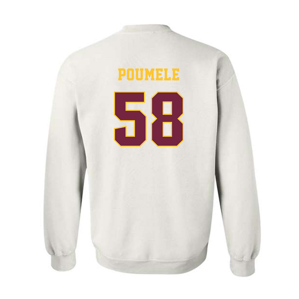 Central Michigan - NCAA Football : Apisa Poumele - Classic Fashion Shersey Crewneck Sweatshirt-1