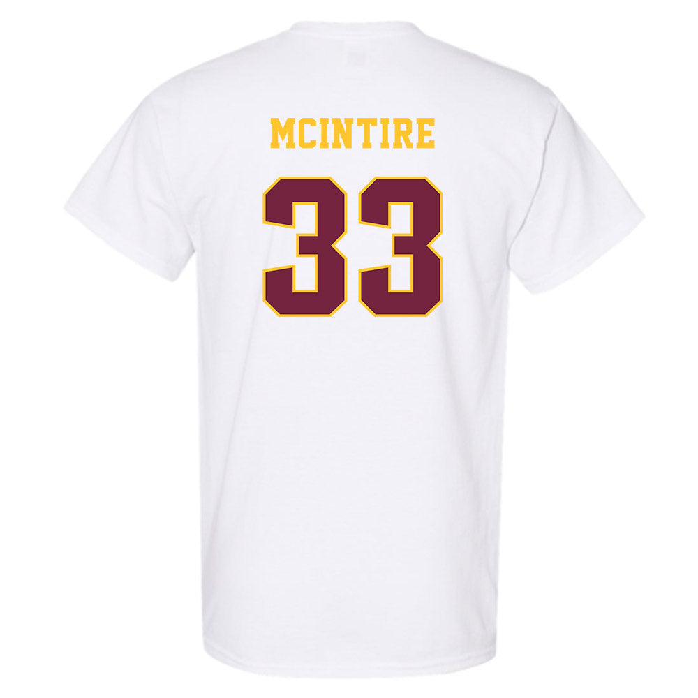 Central Michigan - NCAA Men's Basketball : Logan Mcintire - Classic Fashion Shersey T-Shirt-1