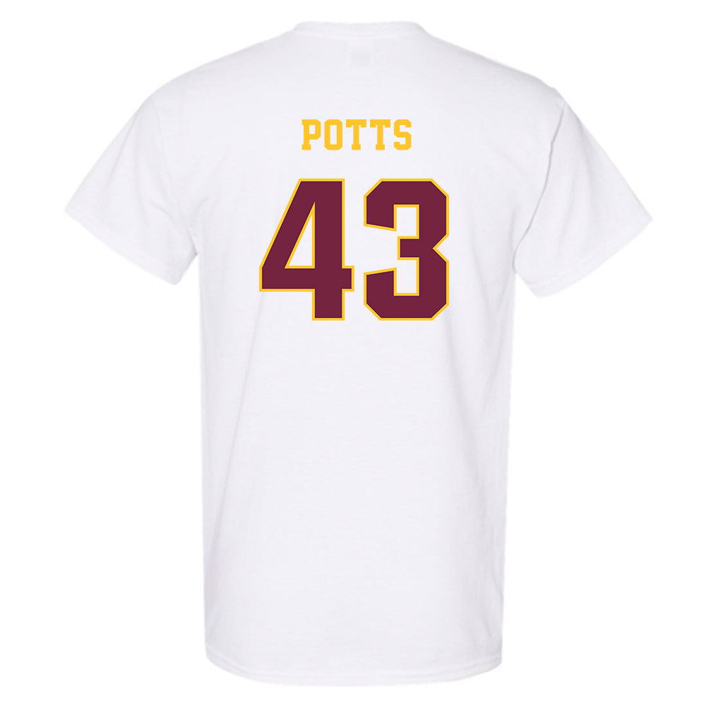 Central Michigan - NCAA Baseball : Tyson Potts - Classic Fashion Shersey T-Shirt-1