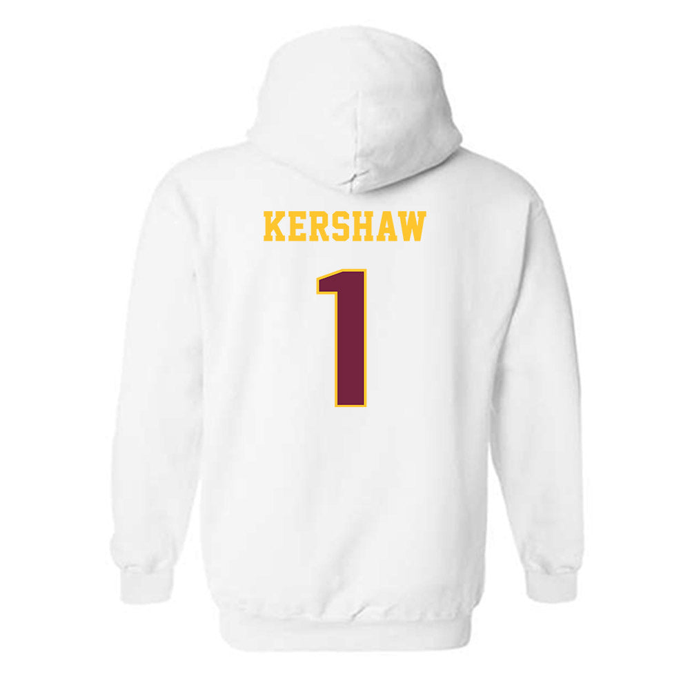 Central Michigan - NCAA Women's Soccer : Jadia Kershaw - Classic Fashion Shersey Hooded Sweatshirt-1
