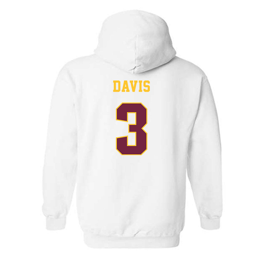 Central Michigan - NCAA Football : Tyson Davis - Classic Fashion Shersey Hooded Sweatshirt-1