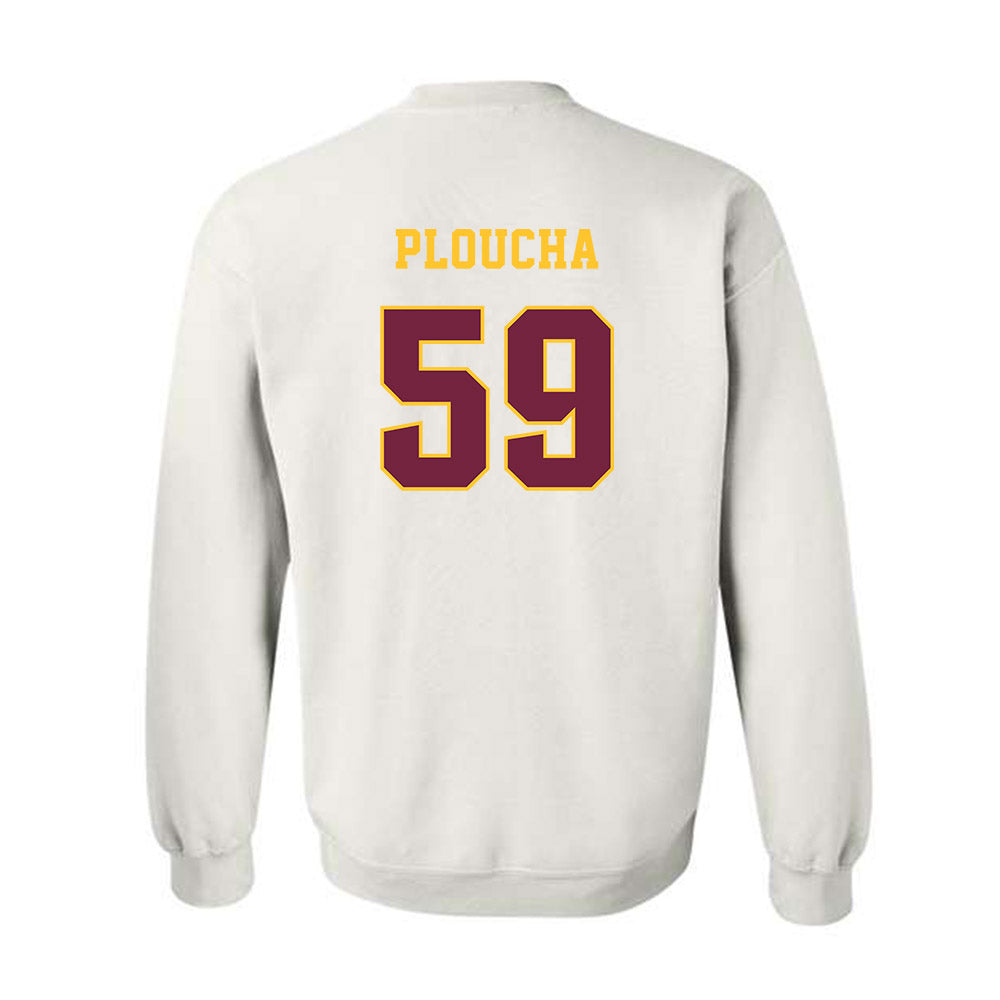 Central Michigan - NCAA Football : Brady Ploucha - Classic Fashion Shersey Crewneck Sweatshirt-1