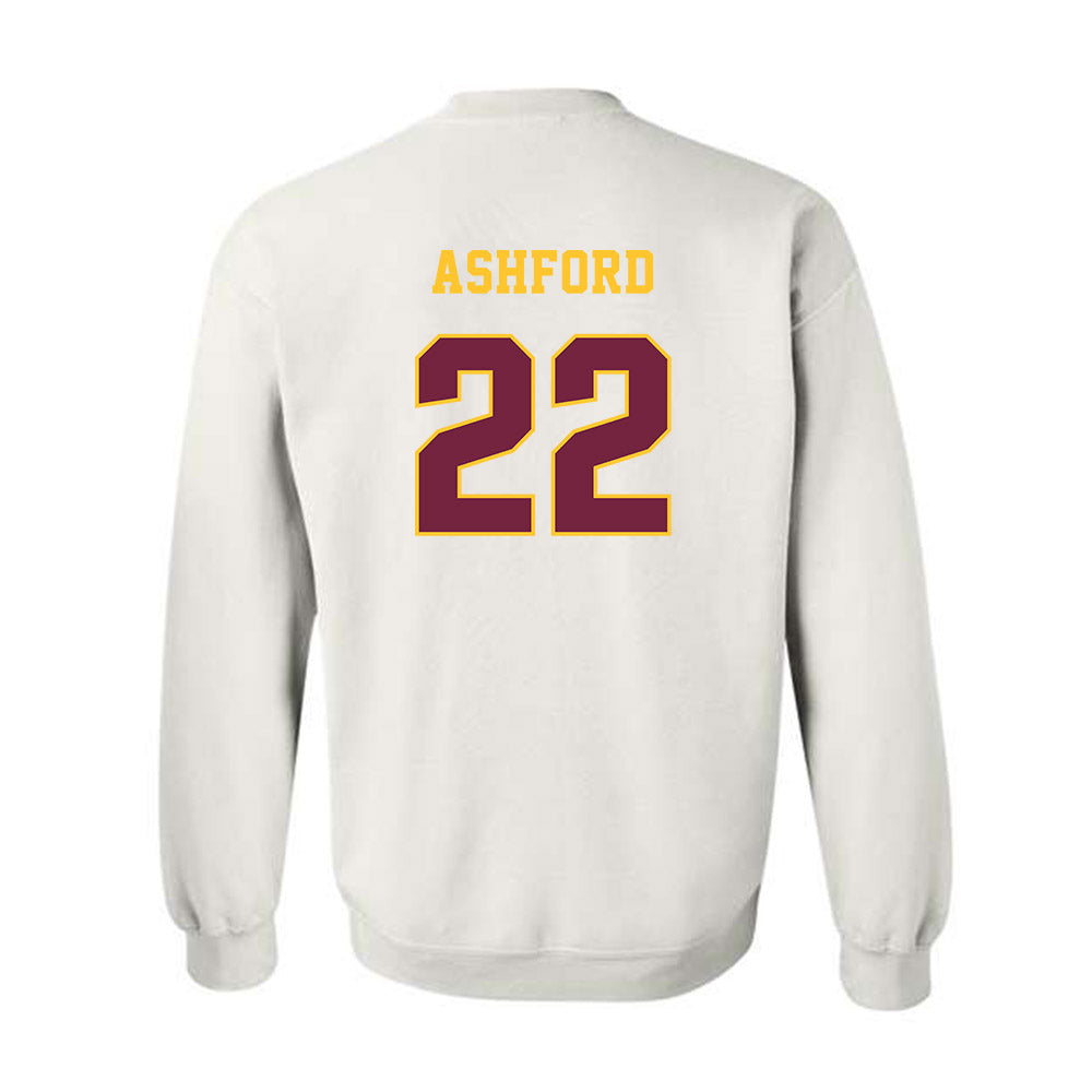 Central Michigan - NCAA Men's Basketball : Will Ashford - Classic Fashion Shersey Crewneck Sweatshirt-1