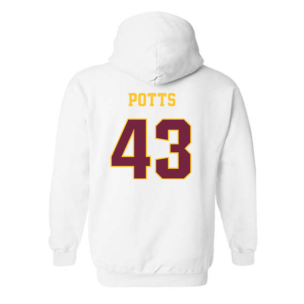 Central Michigan - NCAA Baseball : Tyson Potts - Classic Fashion Shersey Hooded Sweatshirt-1