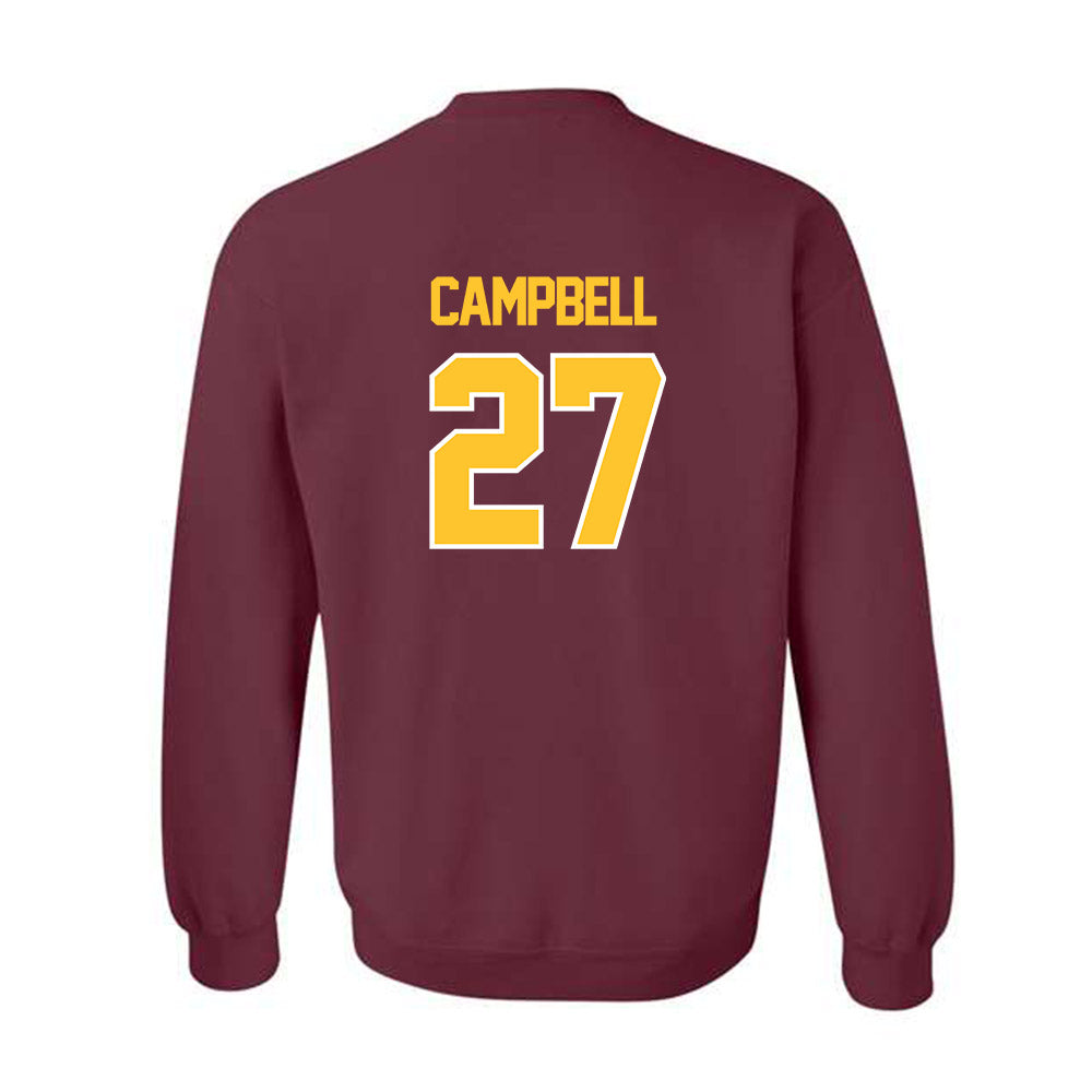 Central Michigan - NCAA Football : Tysen Campbell - Classic Shersey Crewneck Sweatshirt-1