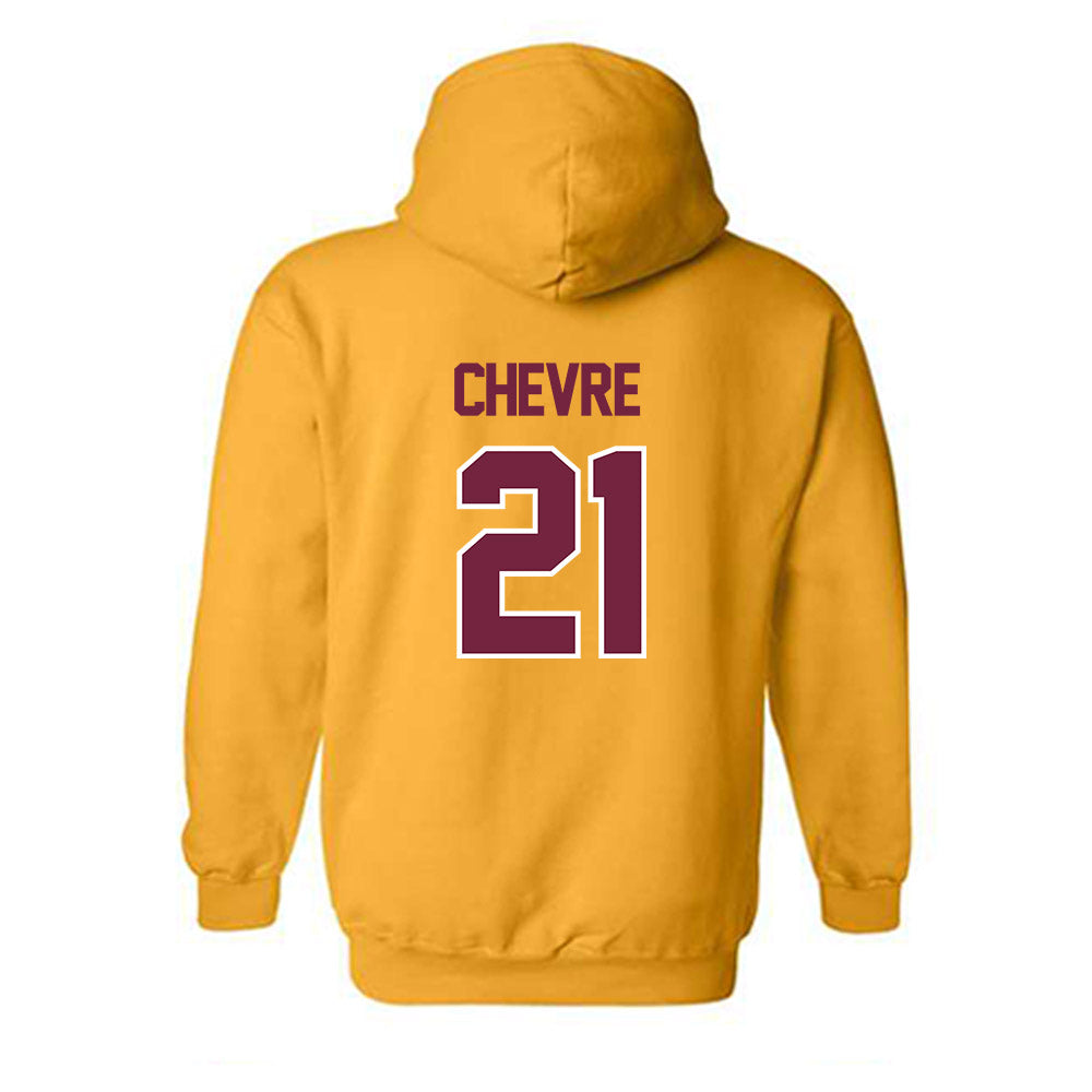 Central Michigan - NCAA Women's Basketball : Zareia Chevre - Classic Shersey Hooded Sweatshirt-1