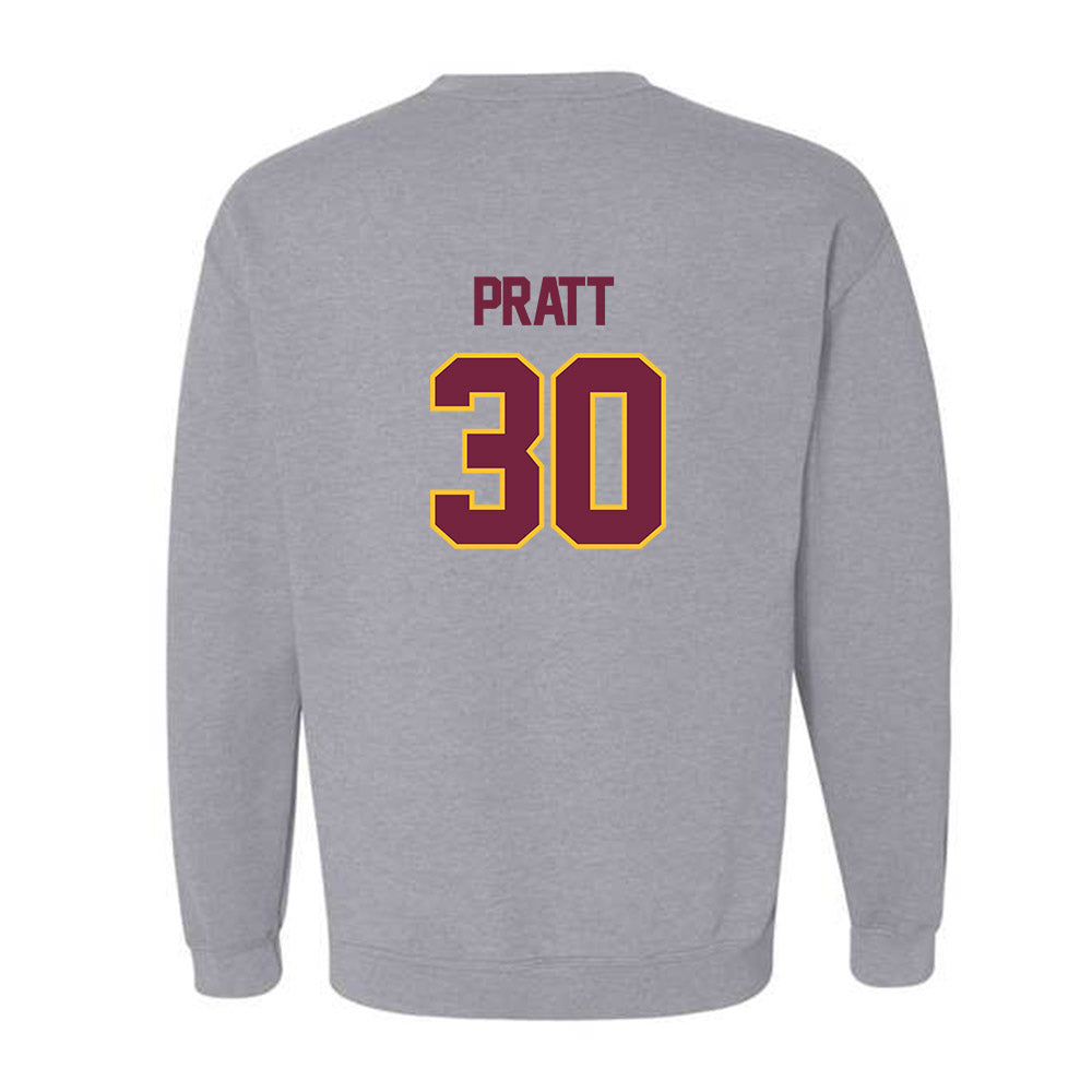Central Michigan - NCAA Football : Ben Pratt - Classic Shersey Crewneck Sweatshirt-1
