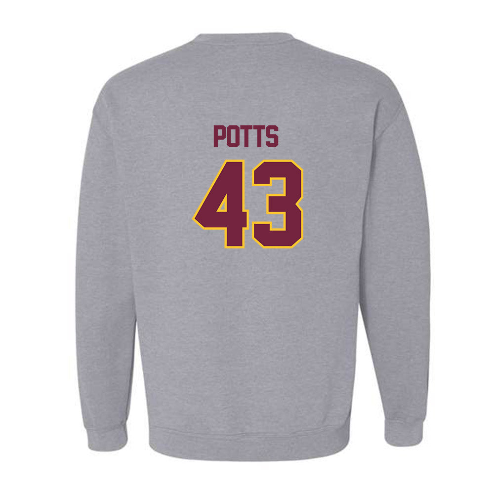 Central Michigan - NCAA Baseball : Tyson Potts - Classic Shersey Crewneck Sweatshirt-1