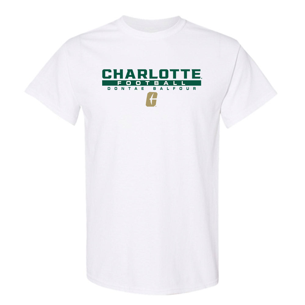 UNC Charlotte - NCAA Football : Dontae Balfour - T-Shirt Classic Fashion Shersey