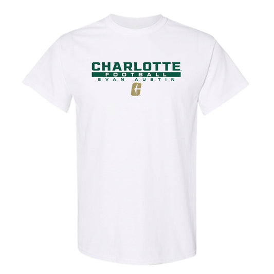 UNC Charlotte - NCAA Football : Evan Austin - T-Shirt Classic Fashion Shersey