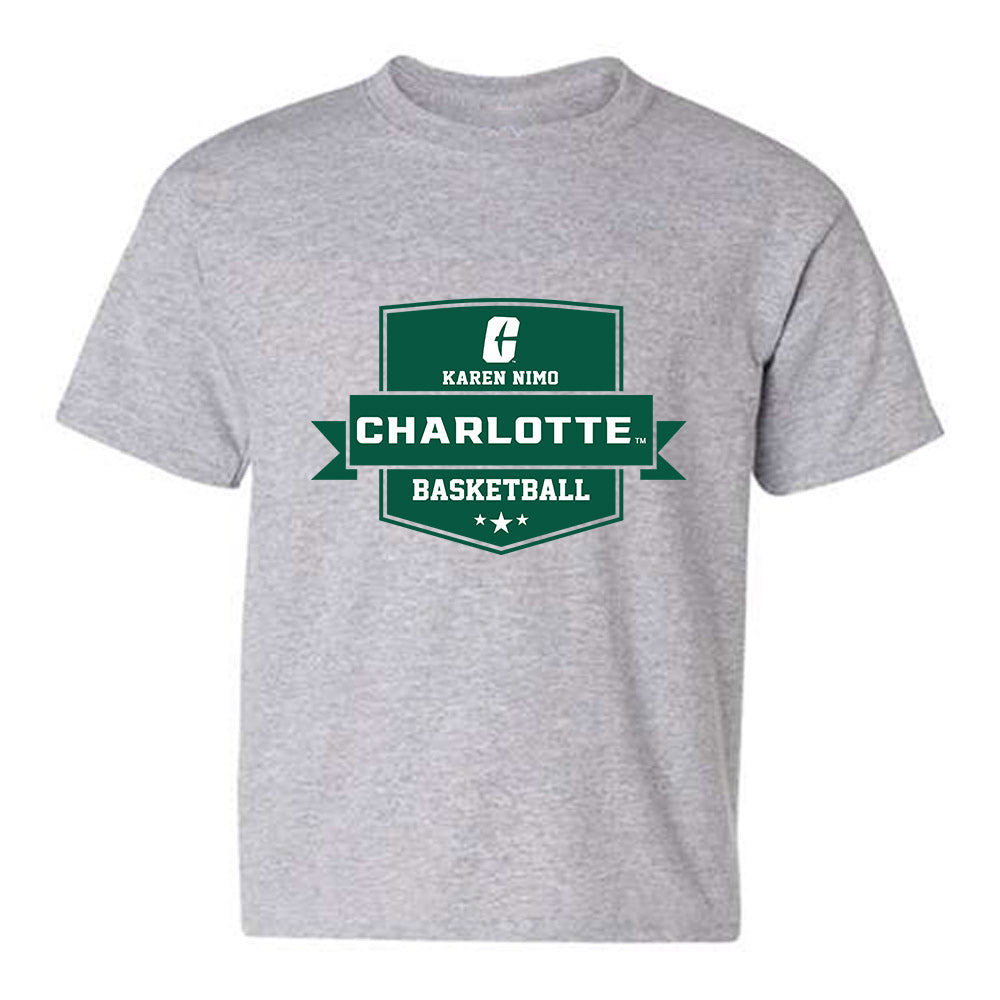 UNC Charlotte - NCAA Women's Basketball : Karen Nimo - Classic Fashion Shersey Youth T-Shirt-0