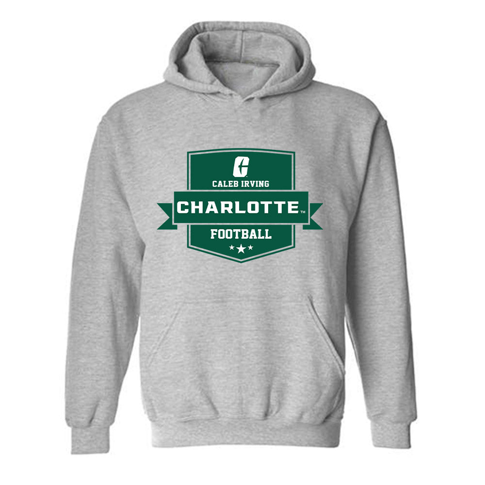 UNC Charlotte - NCAA Football : Caleb Irving - Classic Fashion Shersey Hooded Sweatshirt-0