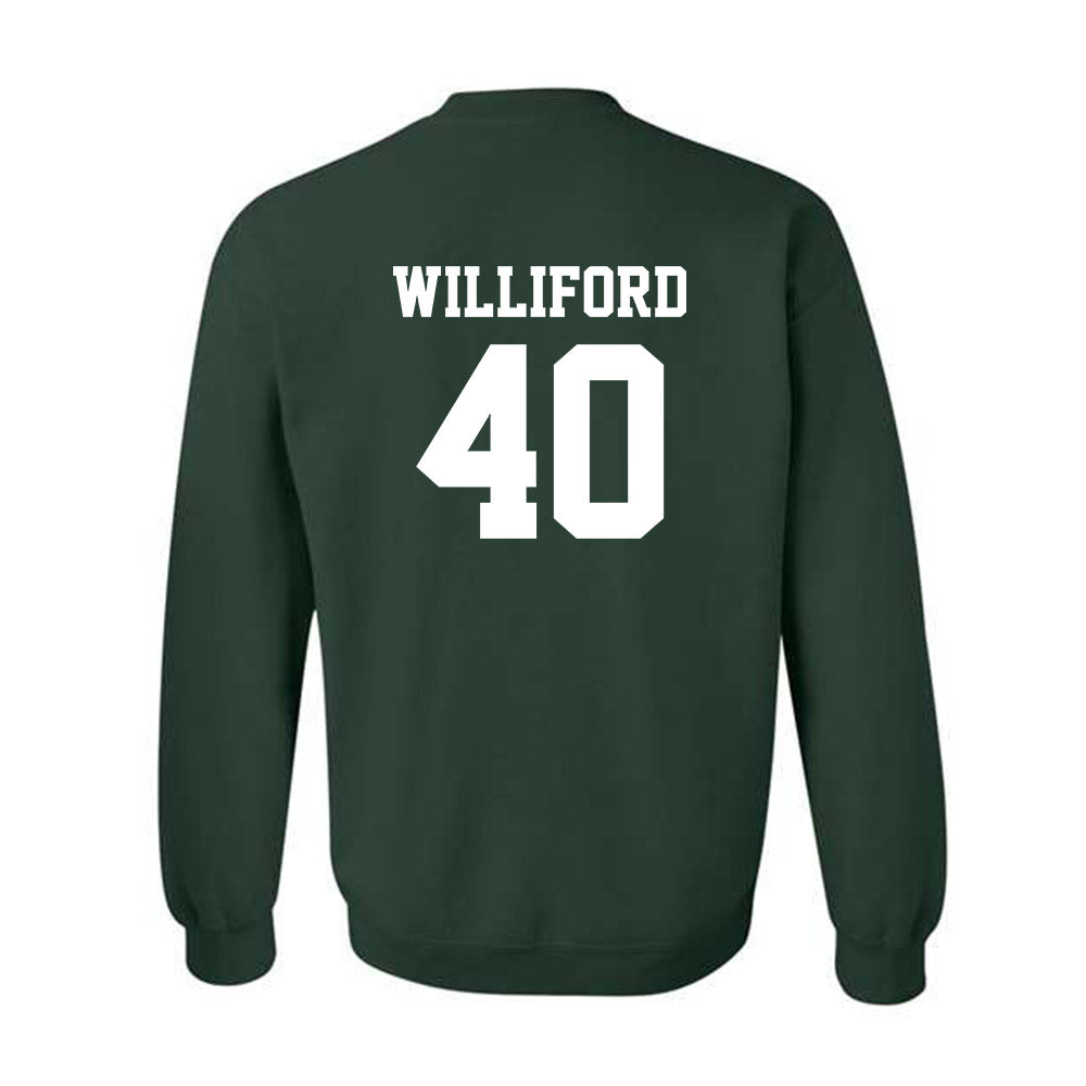 UNC Charlotte - NCAA Football : Reid Williford - Crewneck Sweatshirt Classic Shersey