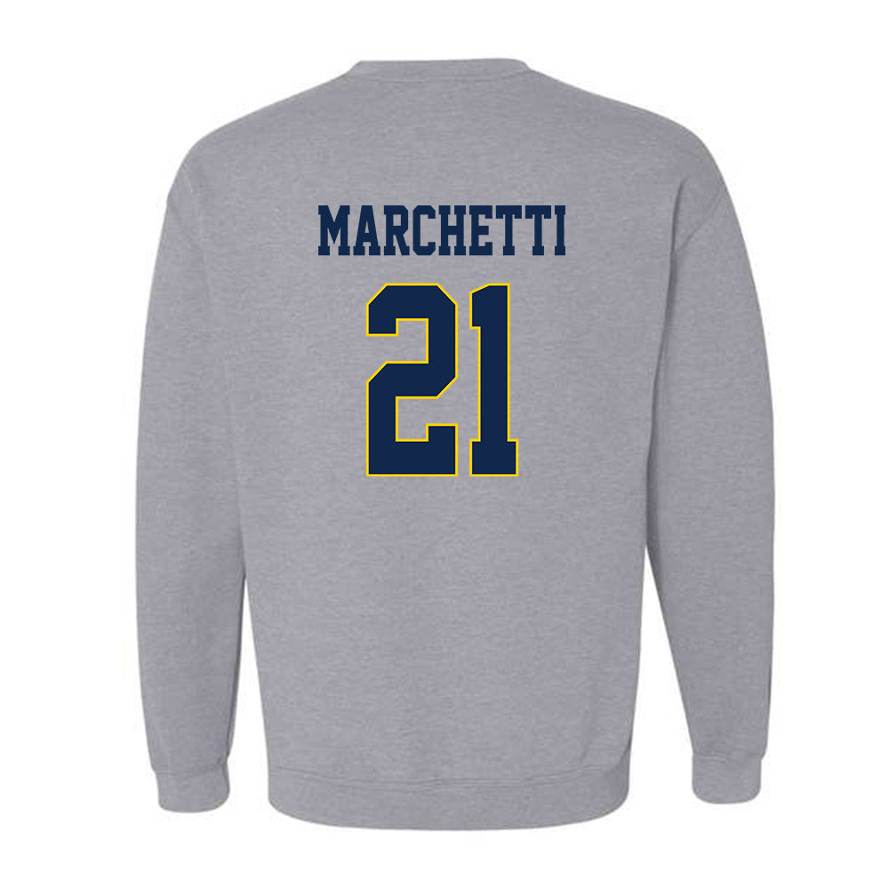 UCSD - NCAA Baseball : Landon Marchetti - Classic Fashion Shersey Crewneck Sweatshirt-1