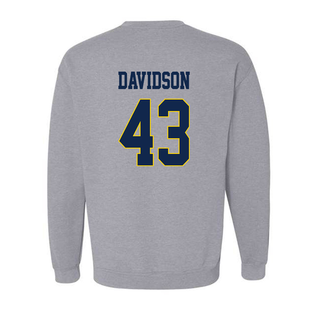 UCSD - NCAA Baseball : Garrett Davidson - Classic Fashion Shersey Crewneck Sweatshirt-1